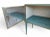 Metal Vintage Petrol Green Two-Door Buffet Cabinet, 1950s For Sale - Image 7 of 12