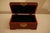 Leather Chinese Box With Brass Hardware and Black Silk Lining For Sale - Image 6 of 12