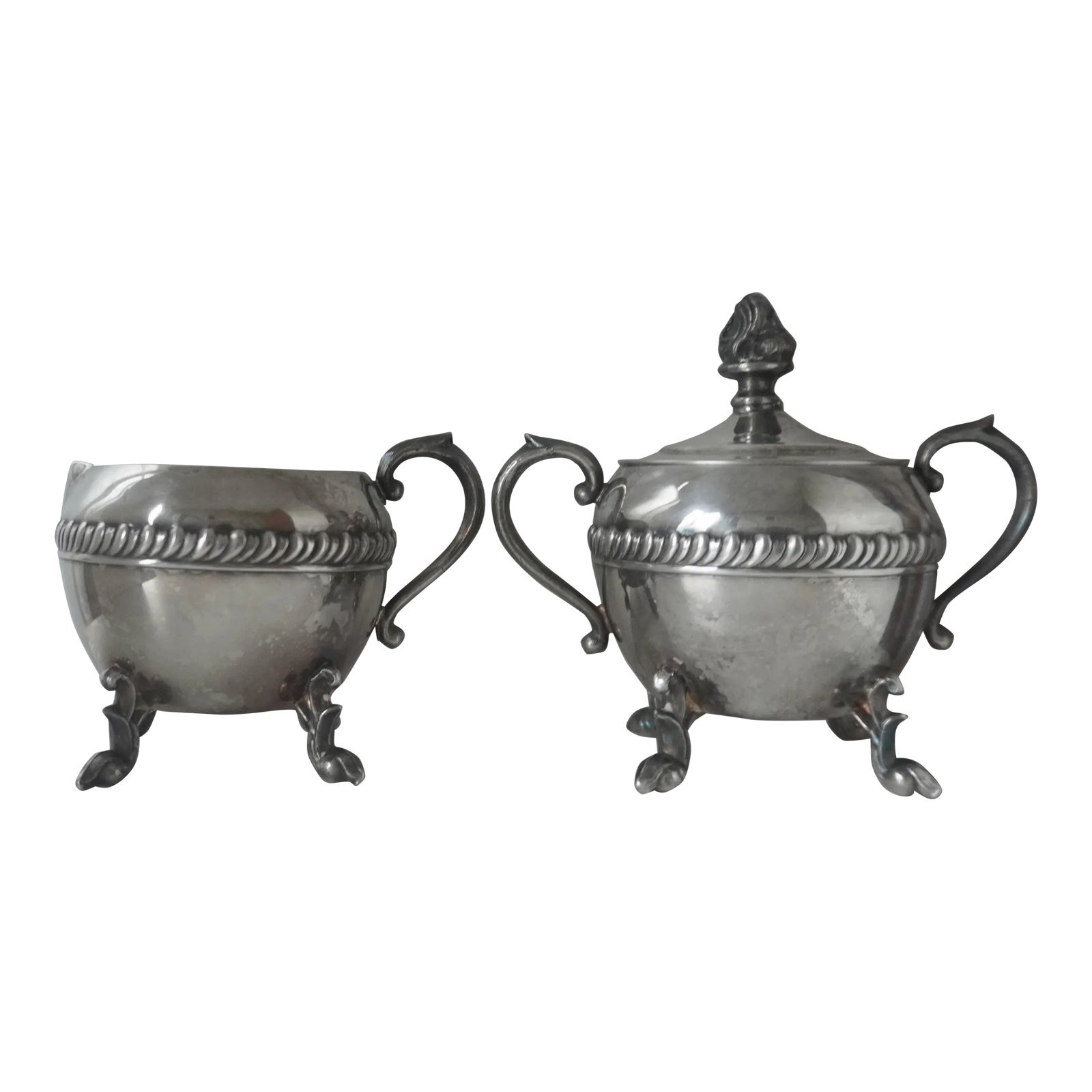 Antique Sugar And Creamer Setsnull