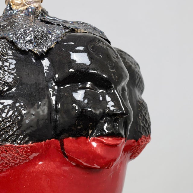 Henk van Rooij, Figurative Composition, 1990s, Ceramic For Sale - Image 6 of 11