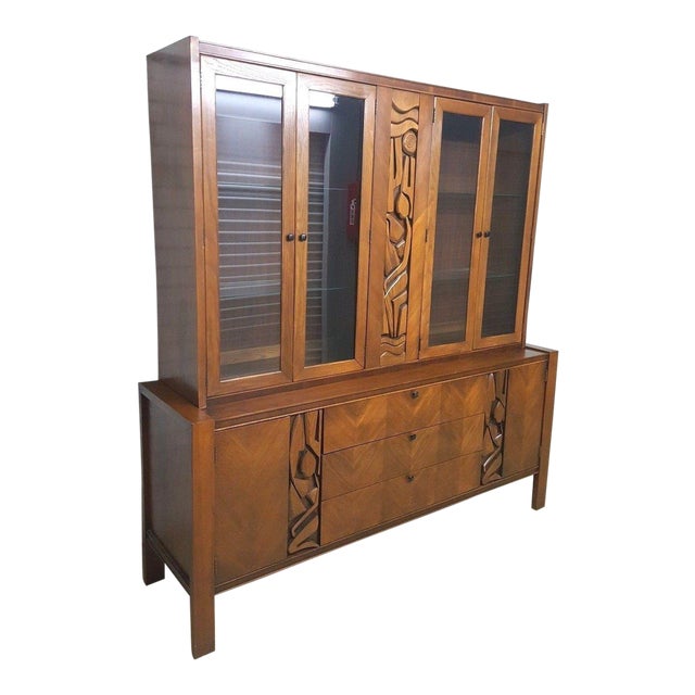 United Furniture Company Brutalist Credenza Chairish