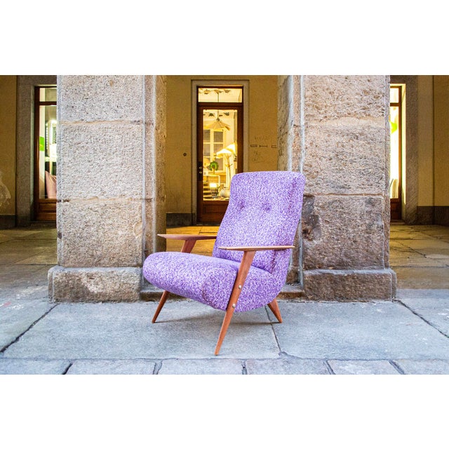 Vintage Italian Lounge Chairs by Guglielmo Veronesi, 1950s For Sale - Image 6 of 6