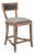 Carvell Counter Stool - Gray Velvet / Weathered Oak Frame For Sale