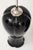 A Pair of Black Ceramic & Nickel Table Lamps For Sale - Image 14 of 14