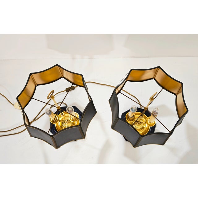 Mid-Century Modern Empire Brass Table Lamps, 1960s, Set of 2 For Sale - Image 13 of 18