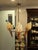 Art Deco Torch Chandelier Sizes :- 64 cms in length, 50 cms wide. See pics for condition, one torch has the tip of the...