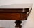 1910s Antique American Empire Solid Mahogany Flip-Top Game Table / Console Table For Sale - Image 10 of 18