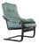 Mid Century Modern Lounge Chair in Sage Green in the Manner of Westnofa For Sale