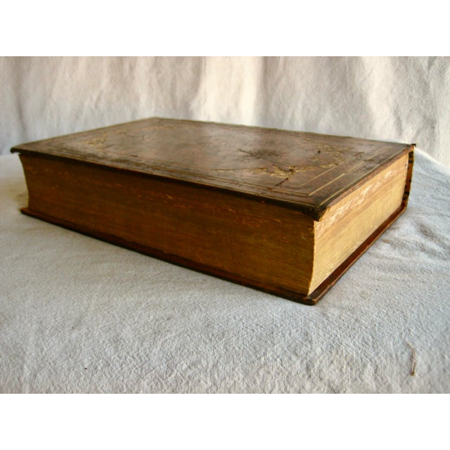 Lutheran Germain Large Leather Bound Bible From the 17 Hundreds For Sale - Image 16 of 16