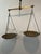 A magnificent and functionally intact antique merchant's equal-arm balance scale, originating from an Ottoman Empire...