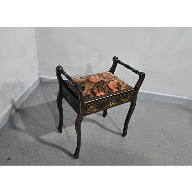 Chinoiserie Piano Stool, 1900 For Sale - Image 6 of 8