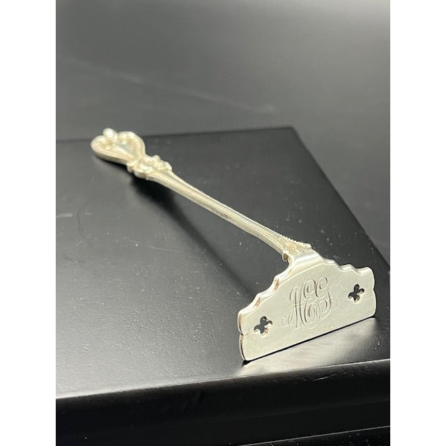 Early 20th Century Sterling Silver Baby Food Pusher For Sale - Image 11 of 12