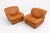 Animal Skin Vintage Italian Giusy Lounge Chairs in Leather from Neoflex, 1970s, Set of 2 For Sale - Image 7 of 12