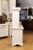 Swedish Baroque Period 1760 Painted Two-Part Cabinet with Four Doors For Sale - Image 9 of 13