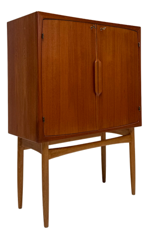 Vintage Teak Bacchus Bar Cabinet by Torbjørn Afdal for Mellemstrands Trevareindustri AS, Norway, 1960s