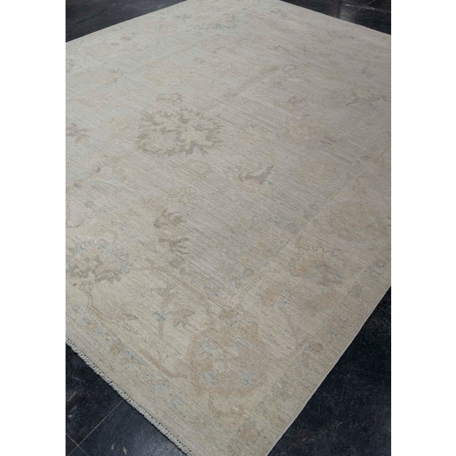 Brown Oushak Rug 8'3" x 9'10" For Sale - Image 8 of 8