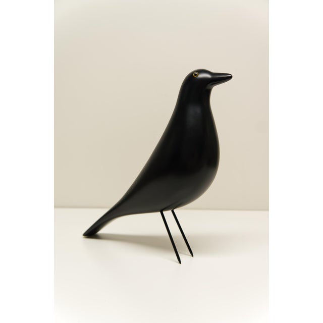 Inspired by an Appalachian folk art original cherished by Charles and Ray Eames, this iconic black wooden bird reflects...