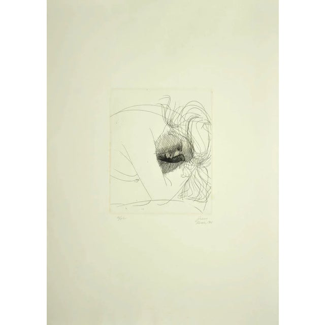 Hand signed. Edition of 102 copies (16/102), etching on copper. Image dimensions: 21x25 cm. This is one artwork collected...