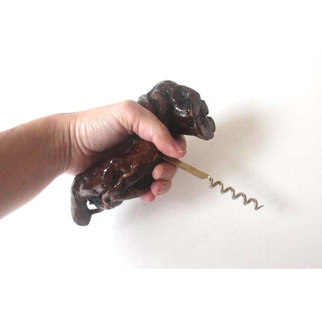 Brown Vintage French Country Grape Vine Wood Corkscrew, Wine Opener, Bar Tool, Screw Pull, Wine Key, Bar Cart Styling, Gift for Him Her Wine Lover For Sale - Image 8 of 8