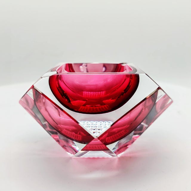 Pink Ashtray in Murano Glass by Flavio Poli for Seguso, 1960s For Sale - Image 10 of 10