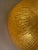 Mid-Century Modern Venetian Vintage Amber Graniglia” Budino” Murano Glass Flush Mount For Sale - Image 3 of 8