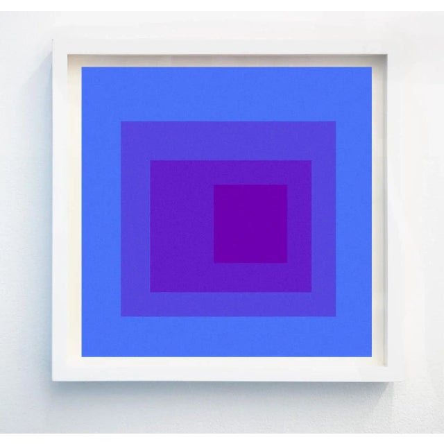 Printmaking Materials Contemporary Geometric Art in Color Set of 6 – 36" X 36" For Sale - Image 7 of 8