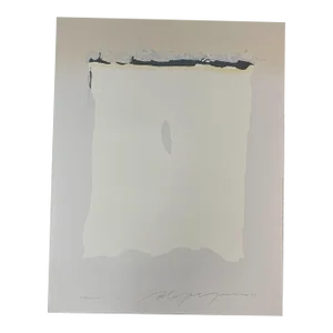 Adja Yunkers 'Veronica II" Abstract Expressionist Minimalism Signed Lithograph