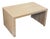 Organic Modern Bleached Oak Wood Side Table For Sale