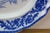 Antique Royal Cauldon Flow Blue Thanksgiving Turkey Meat Serving Platter 22" For Sale - Image 11 of 18