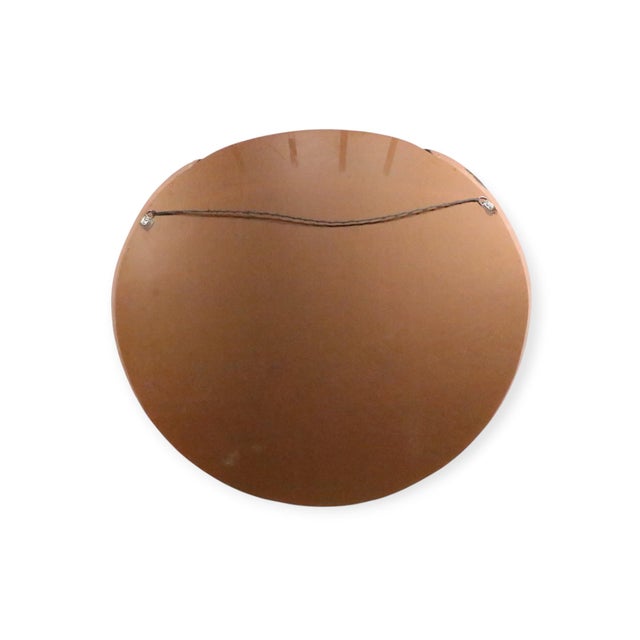 Hollywood Regency Black Lacquer Mirror Made in Italy C. 1970/80’s For Sale - Image 10 of 12