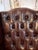 Pair of Vintage English Tufted Leather Wingback Armchairs For Sale - Image 11 of 15