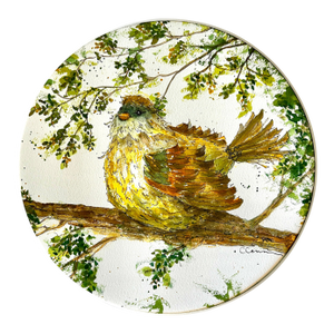 Giclee Print Watercolor Painting “Poofy Bird”