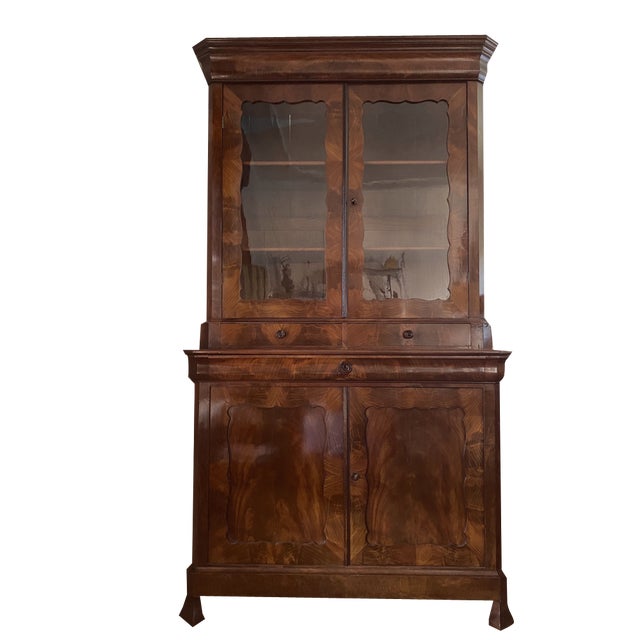 Antique French Louis Philippe Cabinet, 1860s For Sale
