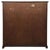 Brown Antique Early 20th Century English Oak Open Bookcase For Sale - Image 8 of 11