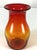 Mid-Century Modern Blenko-1960s Mid-Century Modern Hand Blown Amberina Vase For Sale - Image 3 of 7