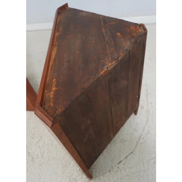Period 19th Century Cherry 2 Piece Country Corner China Cabinet For Sale - Image 17 of 17