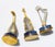 12 Italian Gilt Silver and Lapis String Instrument Place Card Holders Angeletti For Sale In Rochester - Image 6 of 12