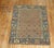 Blue 19th Century Rustic Caucasian Tribal Throw Rug - 3'9" x 4'11" For Sale - Image 8 of 18