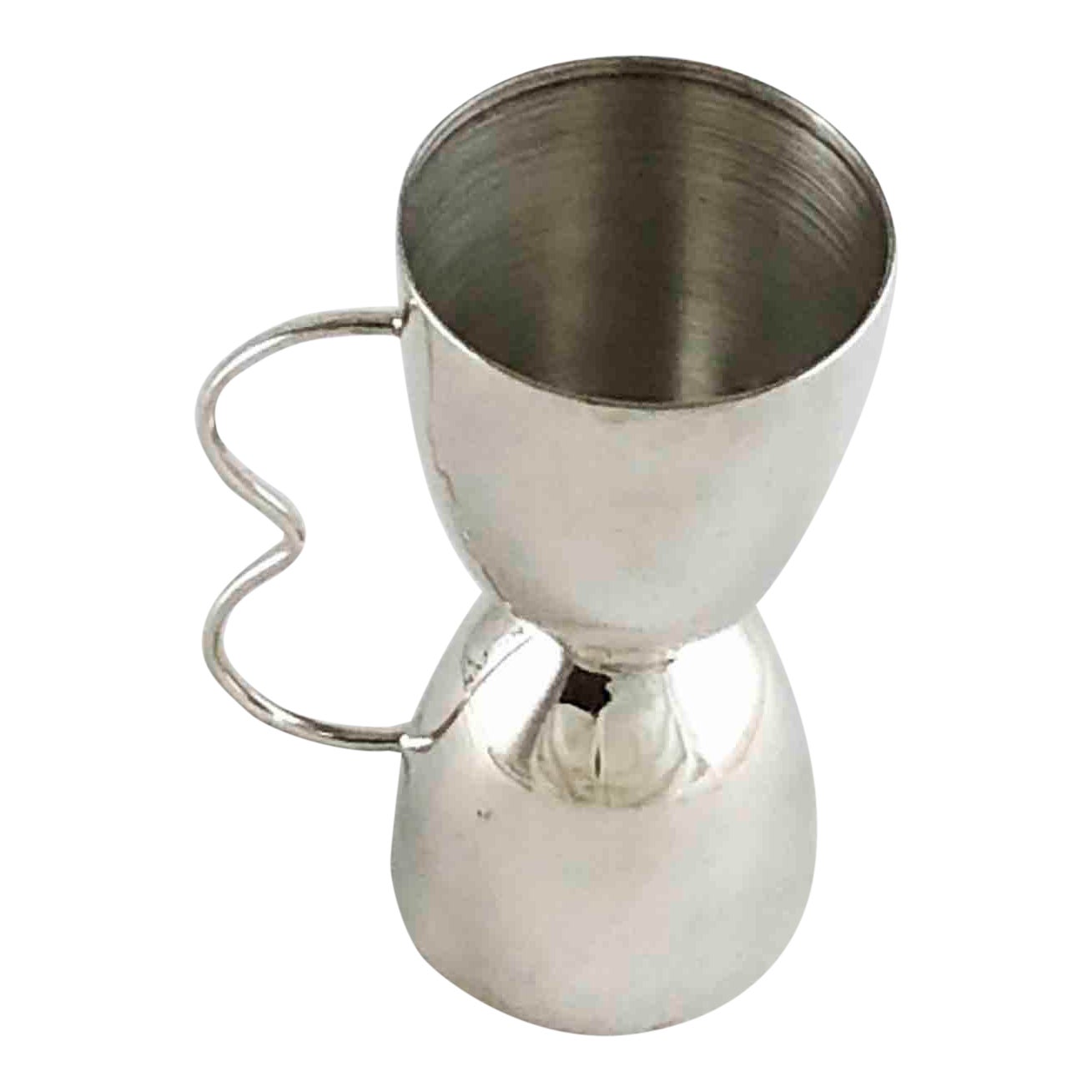 Vintage MidCentury Sterling Silver Double Liquor Shot Glass Jigger