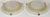 Flat Vintage Ceiling Lamps with Matte White Marbled Relief Glass Shades, 2000s, Set of 2 For Sale - Image 4 of 8