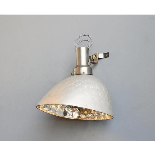 Glass Mercury Glass Wall Light from Schaco, 1930s For Sale - Image 7 of 9
