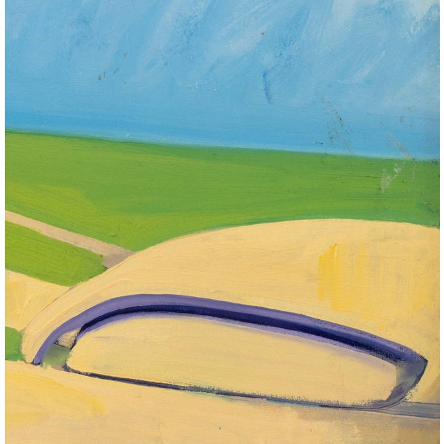 1970s Daniel W. Freeman "Journey to Jfk: Pablo Landing Right on Time", Oil on Canvas, 1975 For Sale - Image 5 of 8