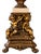 Late 20th Century Neoclassical Gilt Brass Putti Cherub & Marble Column Table Lamp For Sale In Miami - Image 6 of 6