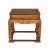 Chinese Oriental Solid Wood Phoenix Flower Motif Tea Side Table For Sale - Image 10 of 10