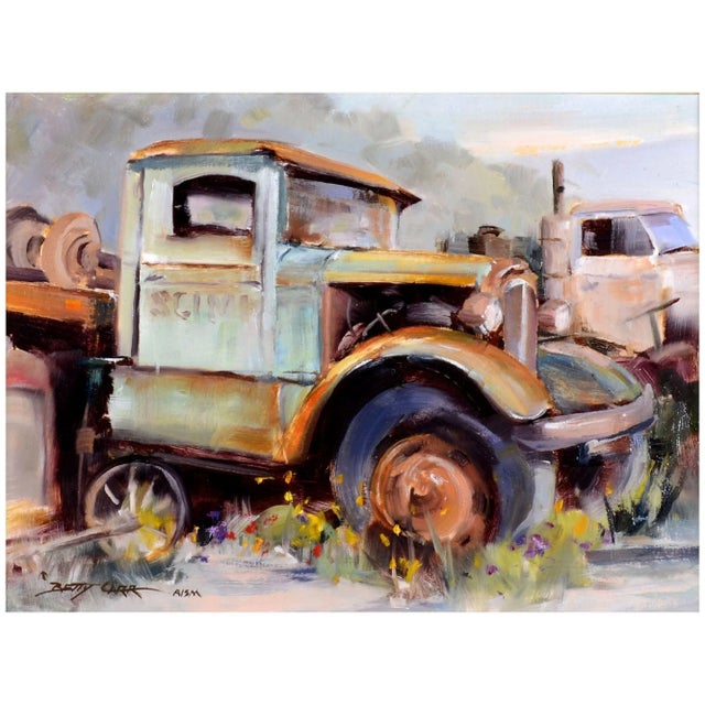 Oil on linen by Betty Carr Retired. This Betty Carr painting comes framed as shown. Dimensions (Image) 12″H X 16″W;...