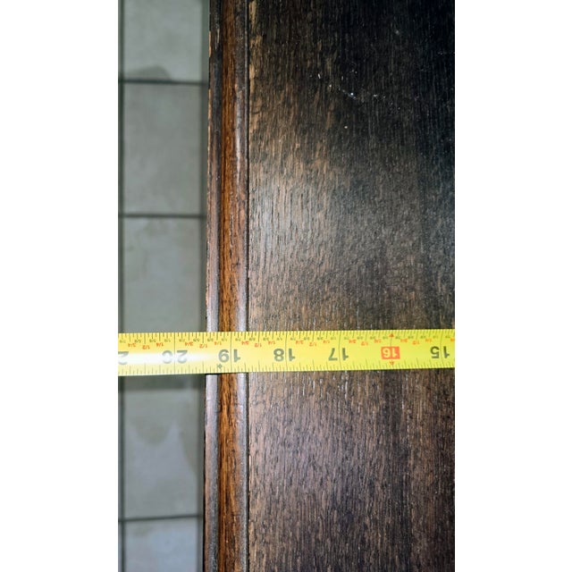 Mid 19th Century Antique Oak Gateleg Drop-Leaf Table With Barley Twist Legs For Sale - Image 5 of 6