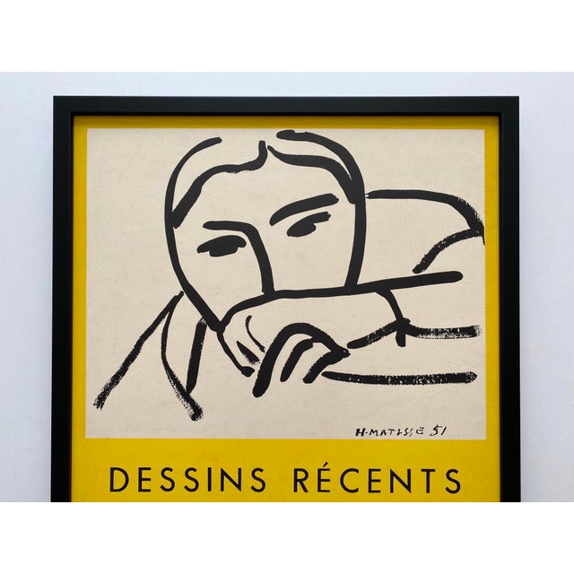 Henri Matisse Vintage 1952 Mid Century Modern Mourlot Fine