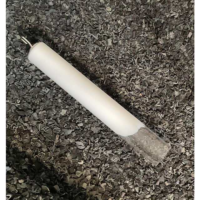 Luxury 9 - Light Tiered Drum Glass Tube Chandelier For Sale - Image 9 of 9