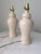 Ceramic Vintage Beige Ginger Jar Glazed Ceramic Table Lamps - a Pair For Sale - Image 7 of 8