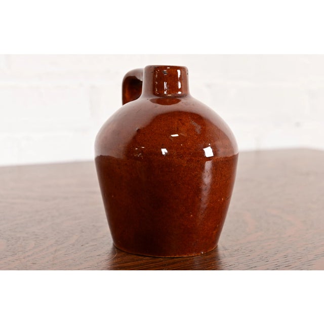 Roycroft Roycroft Pottery Antique Arts & Crafts Glazed Ceramic Jug, Circa 1920s For Sale - Image 4 of 13